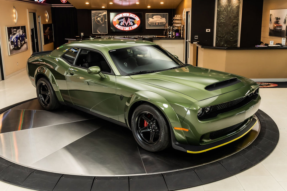 Demon on display platform