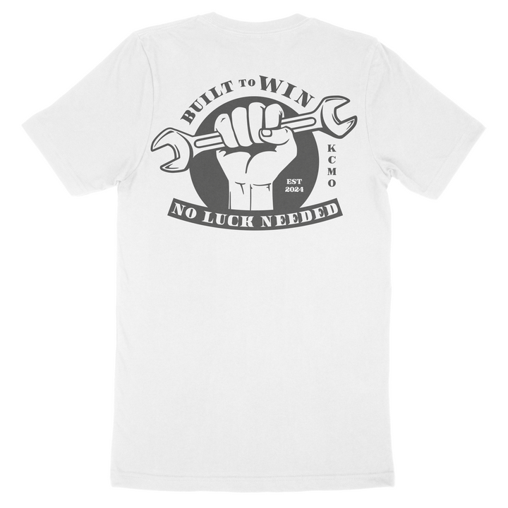 Born to Win White Wrench Shirt